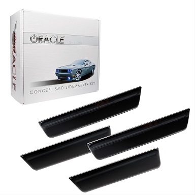 2008-14 Dodge Challenger Smoke LED Front & Rear Side Markers